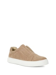 Dune London Brown Trev Lightweight Laceless Trainers - Image 2 of 5