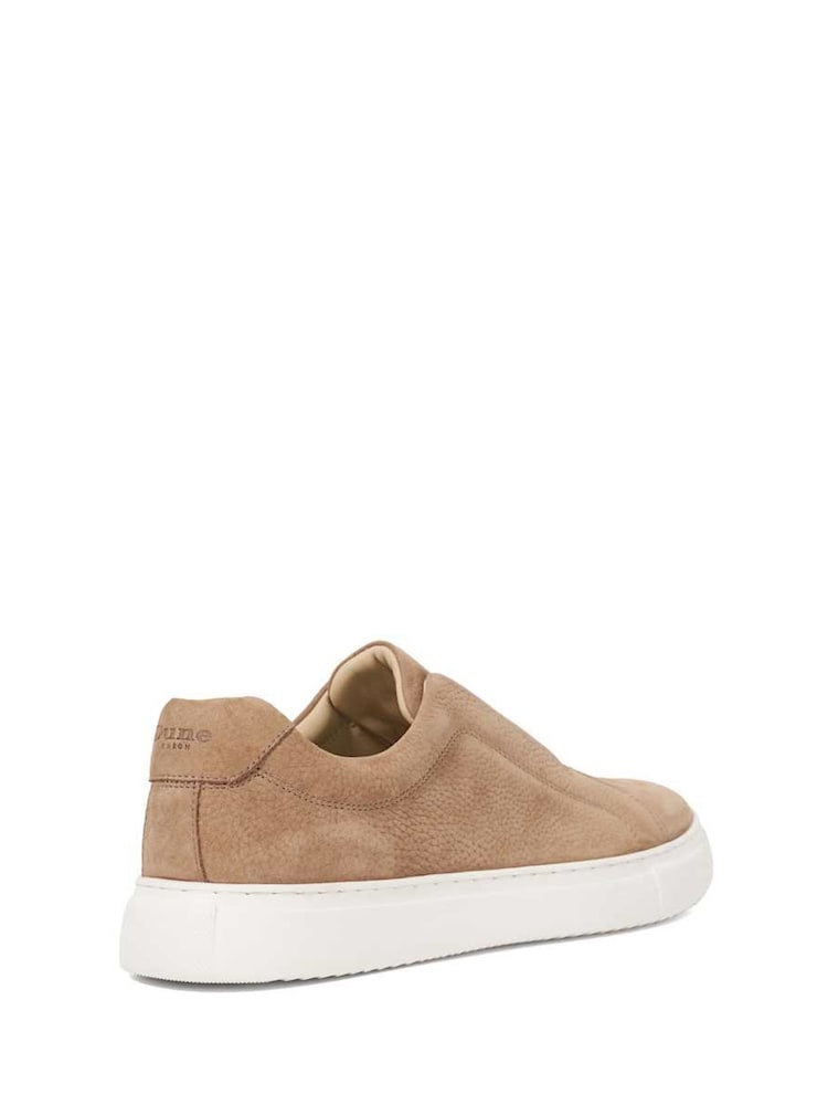 Dune London Brown Trev Lightweight Laceless Trainers - Image 3 of 5