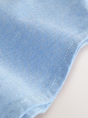 Blue Short Sleeve Oxford Character Shirt (3mths-7yrs) - Image 8 of 8