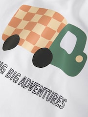 Khaki Green Long Sleeve Shirt and T-Shirt Set (3mths-7yrs) - Image 11 of 11