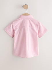 Pink Short Sleeve Oxford Character Shirt (3mths-7yrs) - Image 2 of 4