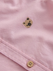 Pink Short Sleeve Oxford Character Shirt (3mths-7yrs) - Image 3 of 4