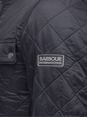 Barbour® International Black Ariel Polarquilt Jacket - Image 7 of 9