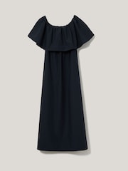 Jigsaw Blue Off The Shoulder 100% Cotton Poplin Dress - Image 7 of 7