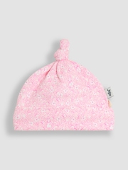 JoJo Maman Bébé Cream 2- Pack Baby Hats - Image 4 of 6