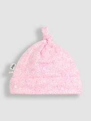 JoJo Maman Bébé Cream 2- Pack Baby Hats - Image 5 of 6
