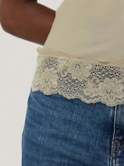 Jigsaw Grey Modal Lace Vest - Image 2 of 5