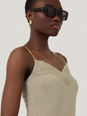 Jigsaw Grey Modal Lace Vest - Image 4 of 5