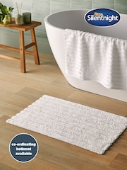 Silentnight 6 Pack White Ribbed Cotton Towel Bale - Image 3 of 6