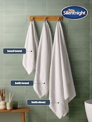 Silentnight 6 Pack White Luxury Waffle Cotton Towel Bales - Image 2 of 6