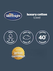 Silentnight 6 Pack White Luxury Waffle Cotton Towel Bales - Image 6 of 6
