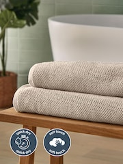 Silentnight 6 Pack Natural Popcorn Waffle Towel Bale - Image 4 of 6