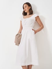 Vestido midi de algodão Maurice Crew Clothing 100 - Imagem 3 de 5