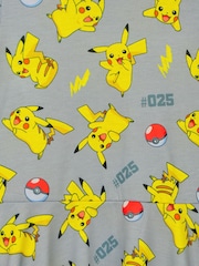 Vanilla Underground Grey Girls Pokemon Short Sleeve Skater Dress - Image 5 of 5