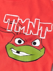 Vanilla Underground Red Boys Teenage Mutant Ninja Turtles Raph Short Sleeved 100% Cotton T-Shirt - Image 3 of 6