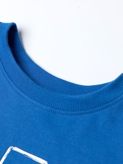 Vanilla Underground Blue Boys Teenage Mutant Ninja Turtles Leo Short Sleeved 100% Cotton T-Shirt - Image 4 of 6
