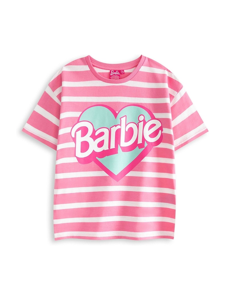 Vanilla Underground Pink Girls Barbie 100% Cotton T-Shirt and Shorts Set - Image 2 of 6