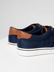 Threadbare Navy Canvas Trainers - Image 4 of 4