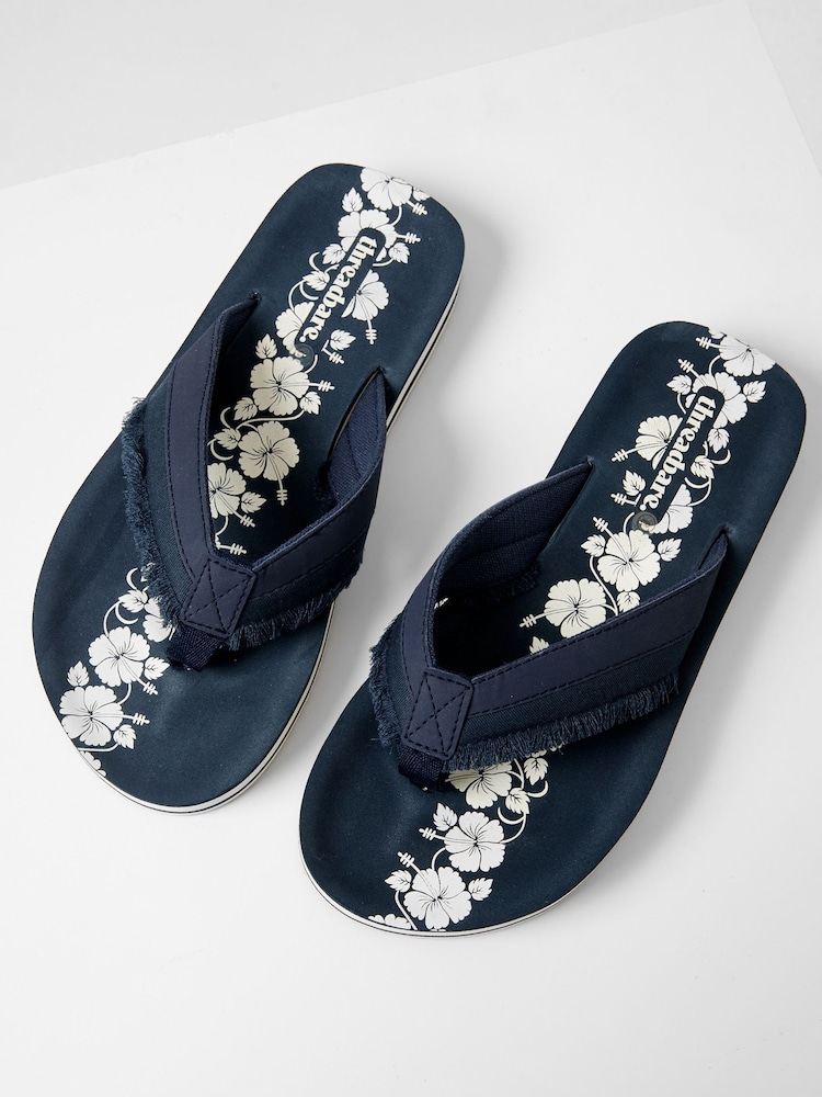 Синий - Threadbare Fringe Detail Sandals - Изображение 1 из 4