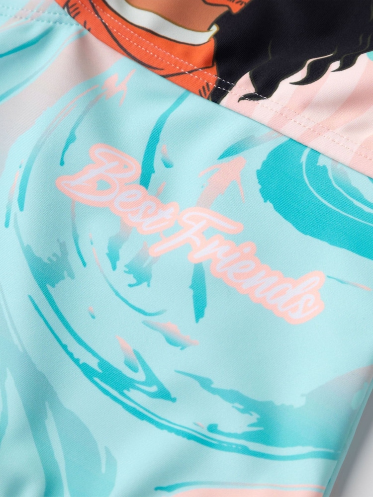 Vanilla Underground Multi Girls Disney Moana Best Friends Swimsuit - Image 6 of 6