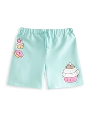 Vanilla Underground Grey Girls 100% Cotton Pusheen T-Shirt and Shorts Set - Image 4 of 6