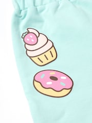 Vanilla Underground Grey Girls 100% Cotton Pusheen T-Shirt and Shorts Set - Image 6 of 6