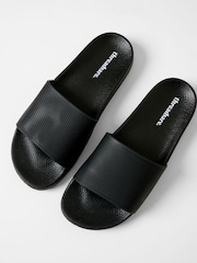 Threadbare Black Sliders - Image 2 of 4