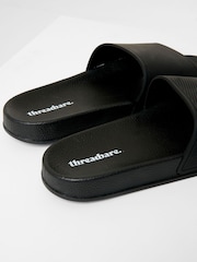 Threadbare Black Sliders - Image 4 of 4