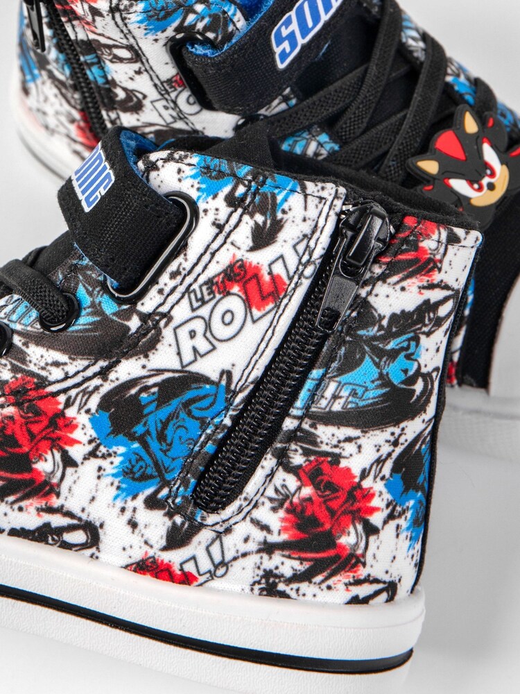 Vanilla Underground Multi Sonic the Hedgehog Boys Laced Trainers - Image 5 of 5 Vanilla Underground Multi Sonic the Hedgehog Boys Laced Trainers - Image 5 of 5