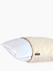 Woolroom Cream Deluxe Washable Wool Pillow Protector - Image 2 of 2