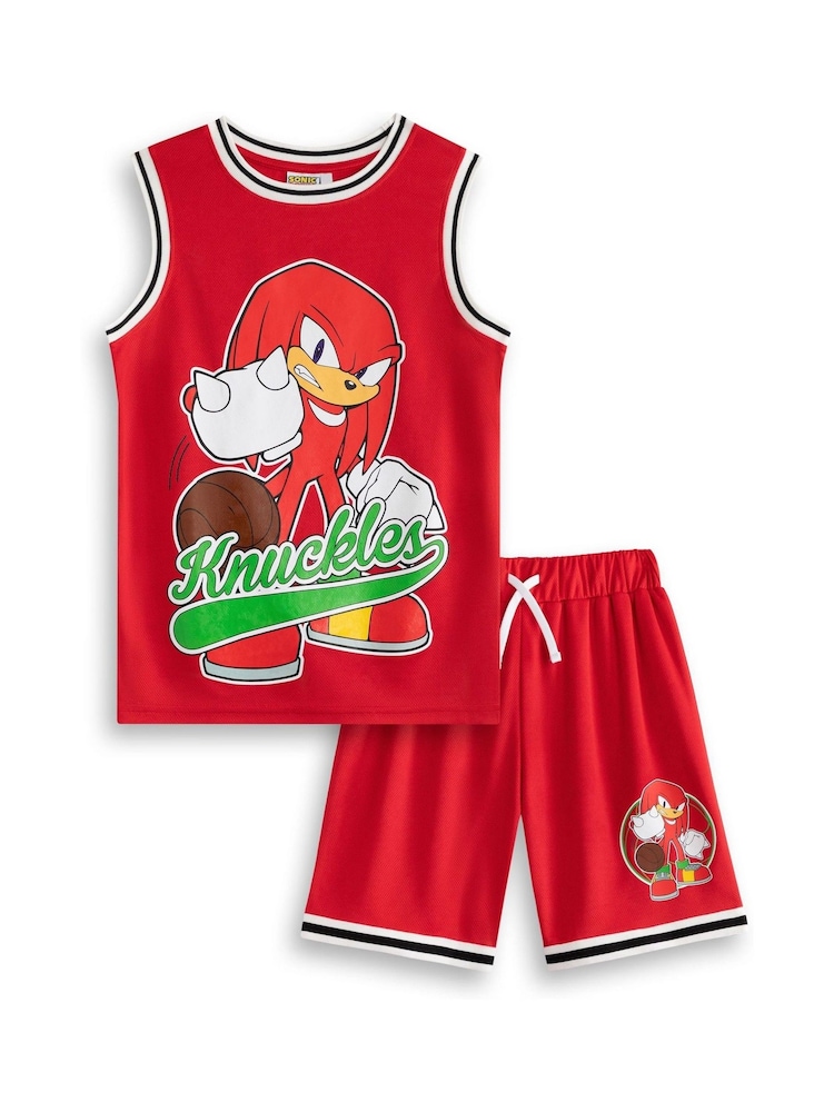 Vanilla Underground Red Boys Sonic Sports Set - Image 1 of 6 Vanilla Underground Red Boys Sonic Sports Set - Image 1 of 6