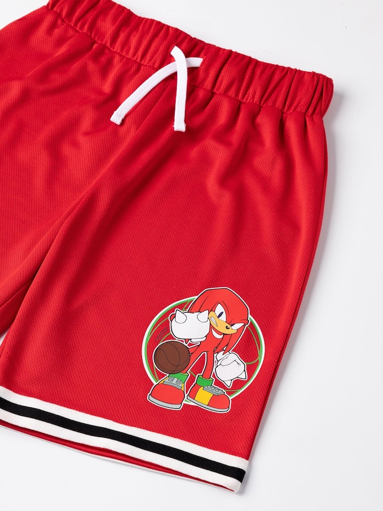 Vanilla Underground Red Boys Sonic the Hedgehog Knuckles Basketball Set 2 Piece - Image 6 of 6