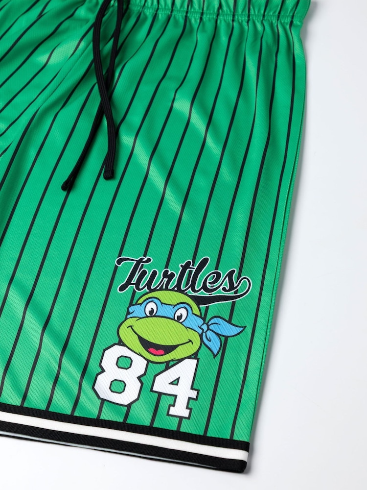 Vanilla Underground Green Mens Teenage Mutant Ninja Turtles Basketball Set 2 Piece - Image 6 of 6 Vanilla Underground Green Mens Teenage Mutant Ninja Turtles Basketball Set 2 Piece - Image 6 of 6