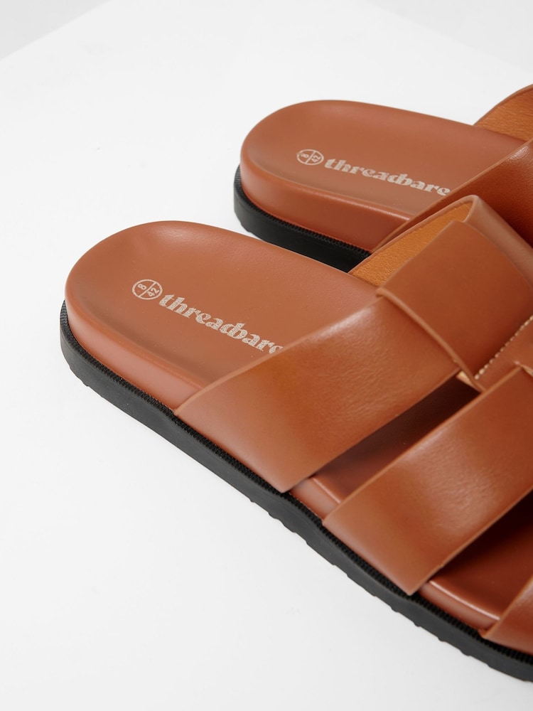 Threadbare Brown Gladiator Sandals - Image 4 of 4 Threadbare Brown Gladiator Sandals - Image 4 of 4