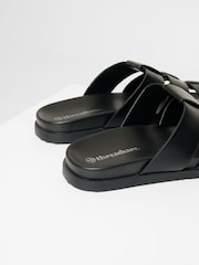Threadbare Black Gladiator Sandals - Image 4 of 4