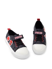 Vanilla Underground Blue Boys Marvel Spiderman Velcro Trainers - Image 1 of 6
