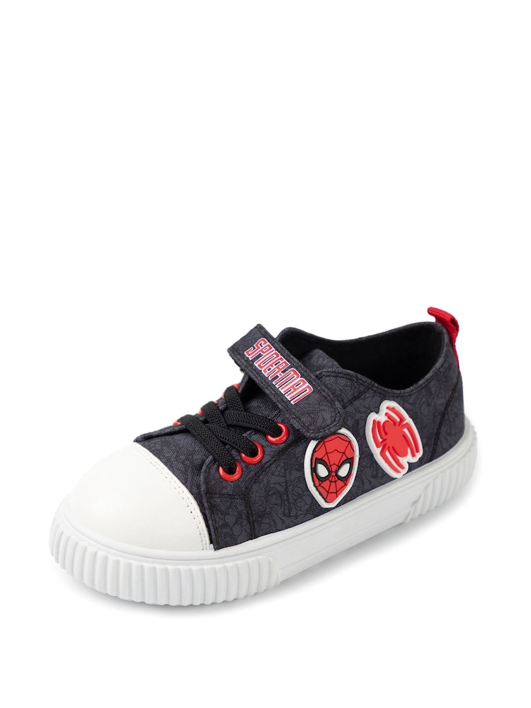 Vanilla Underground Blue Boys Marvel Spiderman Velcro Trainers - Image 2 of 6 Vanilla Underground Blue Boys Marvel Spiderman Velcro Trainers - Image 2 of 6