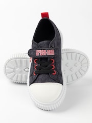 Vanilla Underground Blue Boys Marvel Spiderman Velcro Trainers - Image 3 of 6