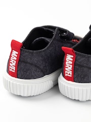 Vanilla Underground Blue Boys Marvel Spiderman Velcro Trainers - Image 5 of 6