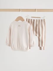 Neutral Just Hatched Baby Sweat and Leggings Set (0mths-2yrs) - Image 4 of 10