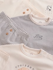 Neutral Brunch Club Baby Top & Leggings Set 6 Piece (0mths-2yrs) - Image 17 of 19