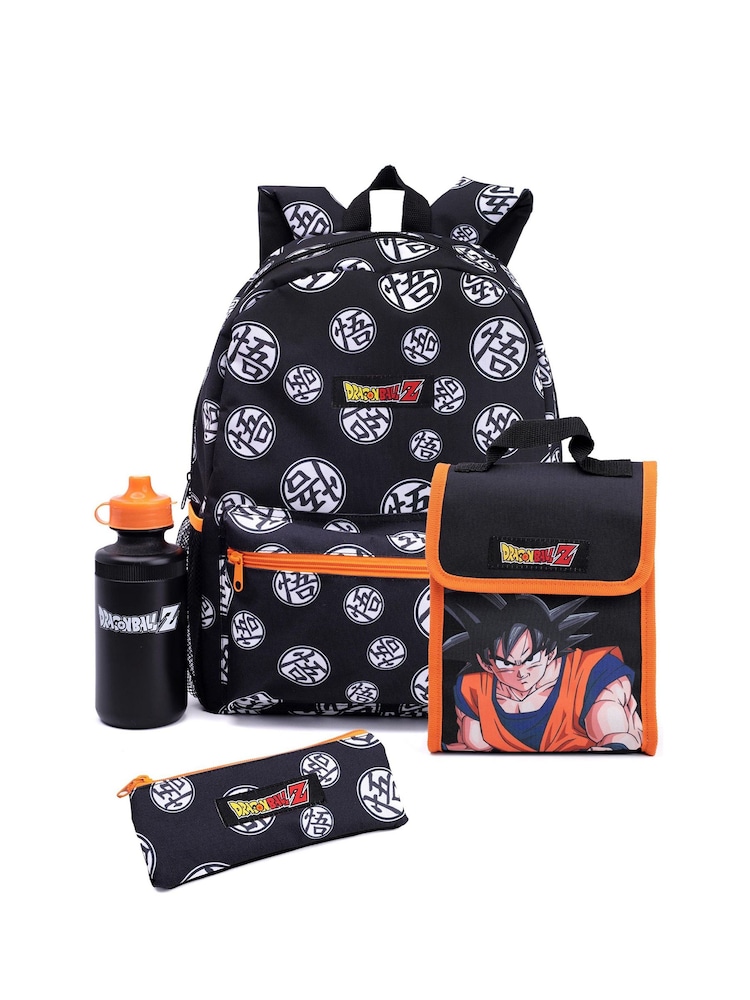 Vanilla Underground Black Boys Dragon Ball Z Backpack Set 4 Piece - Image 1 of 6 Vanilla Underground Black Boys Dragon Ball Z Backpack Set 4 Piece - Image 1 of 6