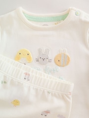 White My First Easter T-Shirt and Leggings Baby Set (0mths-2yrs) - Image 8 of 14