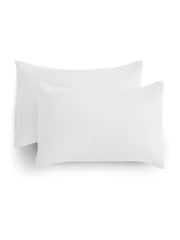 Silentnight White 100% Brushed Cotton Pillowcase Pair - Image 1 of 6