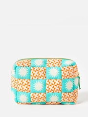 Oliver Bonas Multi Geometric Sun Tile Padded Wash Bag - Image 1 of 5