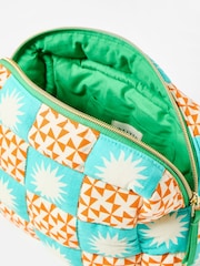 Oliver Bonas Multi Geometric Sun Tile Padded Wash Bag - Image 3 of 5