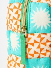Oliver Bonas Multi Geometric Sun Tile Padded Wash Bag - Image 4 of 5