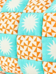 Oliver Bonas Multi Geometric Sun Tile Padded Wash Bag - Image 5 of 5