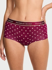 Victoria's Secret Fresh Jam Dot Purple Short Knickers - Image 1 of 3