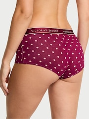 Victoria's Secret Fresh Jam Dot Purple Short Knickers - Image 2 of 3